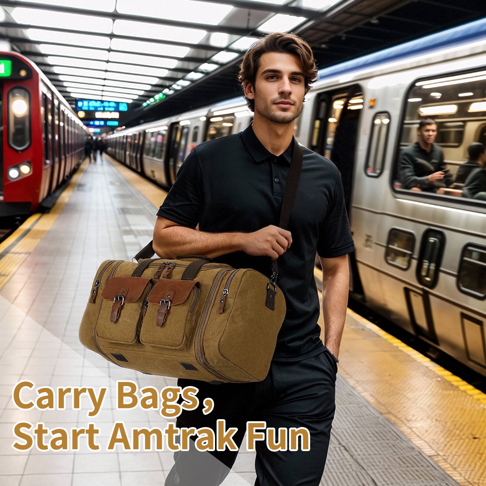 Carry Bags, Start Amtrak Fun