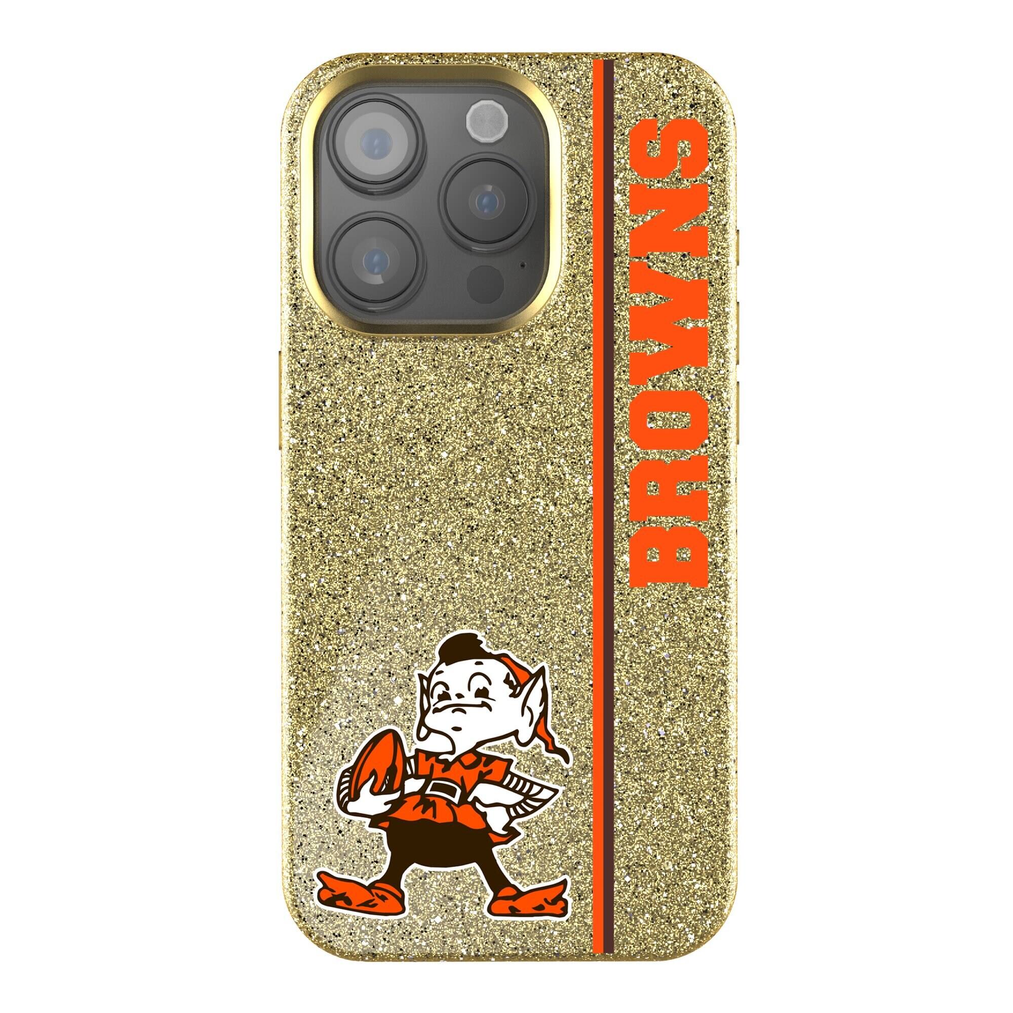 Keyscaper NFL Cleveland Browns Throwback Logo iPhone Bling Case 16 Plus ...