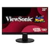 Front. ViewSonic - VA2247-MH 22" LCD FHD Adaptive Sync Monitor (HDMI, VGA) - Black.