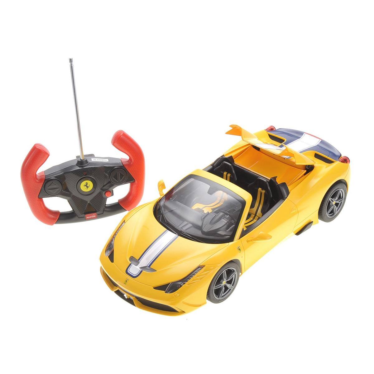 Back. JuzToys - Remote Control Car, 1:14 RC Car Ferrari 458 Speciale A (Yellow) - Yellow.