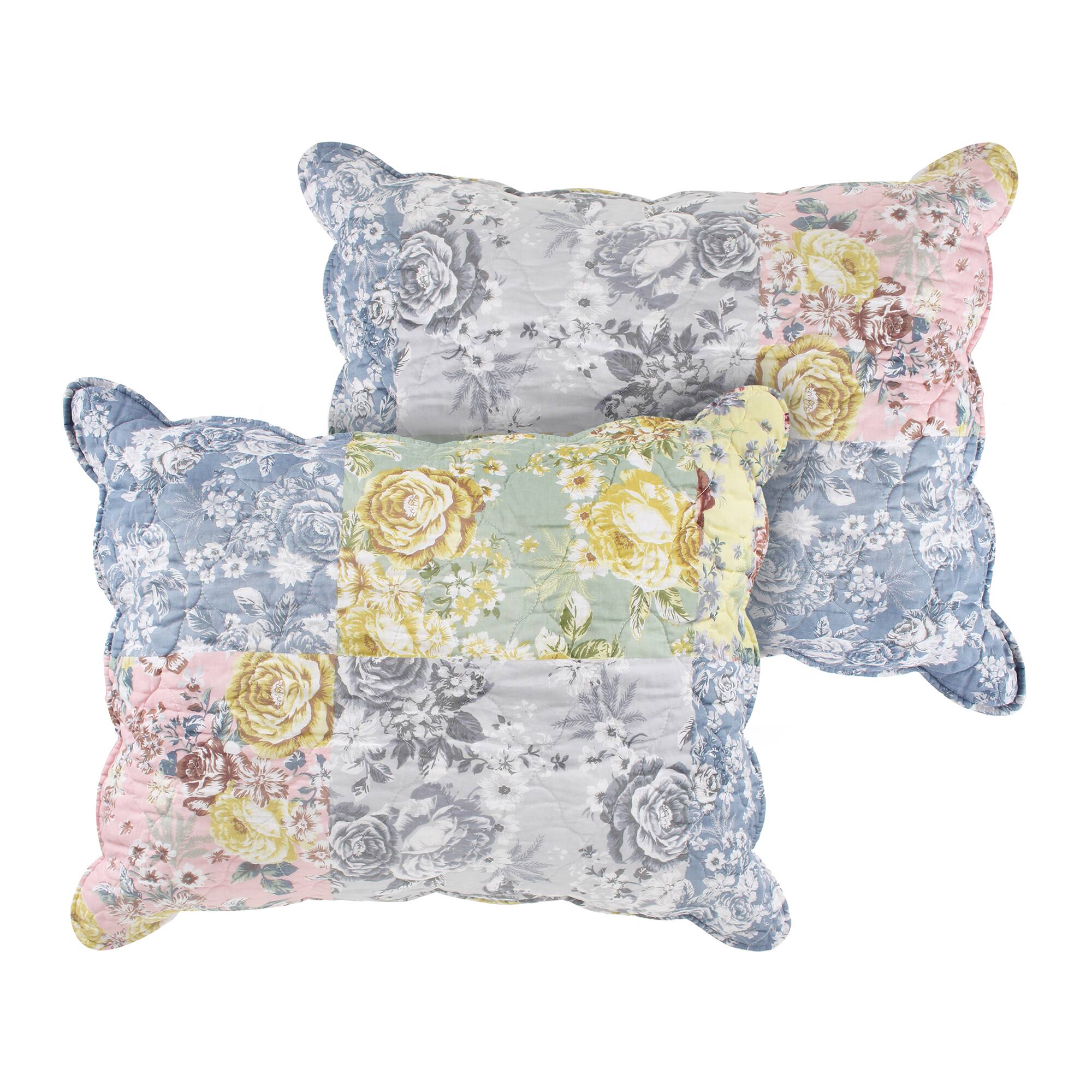 Front. BreeBe - Emma Sham Standard - Gray.