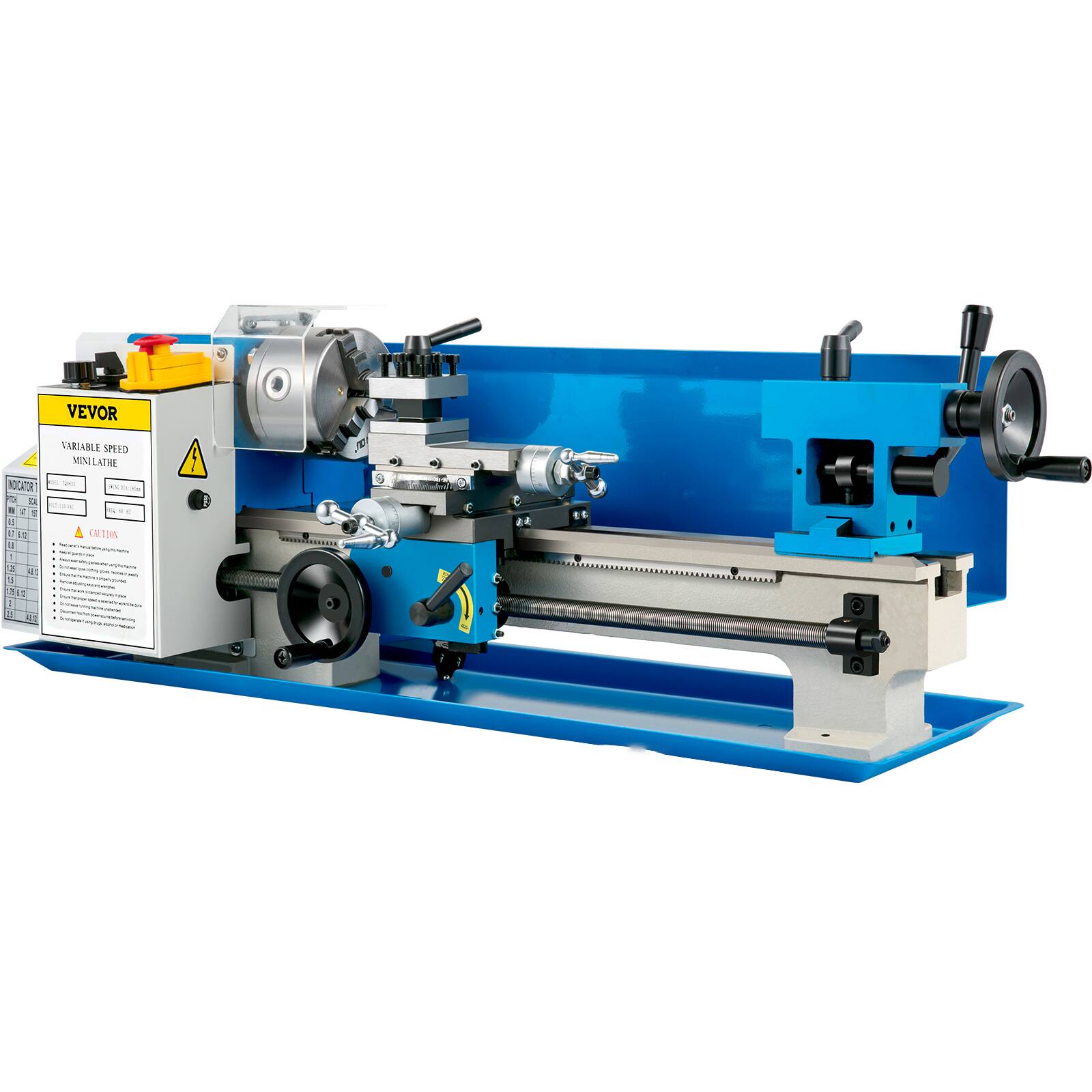 VEVOR  
VARIABLE SPEED MINI LATHE  
INDICATOR