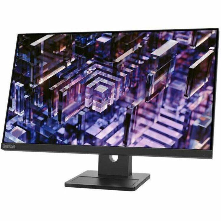 Alt View 5. Lenovo - Lenovo ThinkVision E24q-30 24" Class WQHD LED Monitor - 16:9 - Raven Black - 23.8" Viewable - In-plane Switching (IPS) - Black.