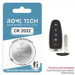 RomeTech - Replacement Battery for Key Fob - Lincoln MKT 2013-2020