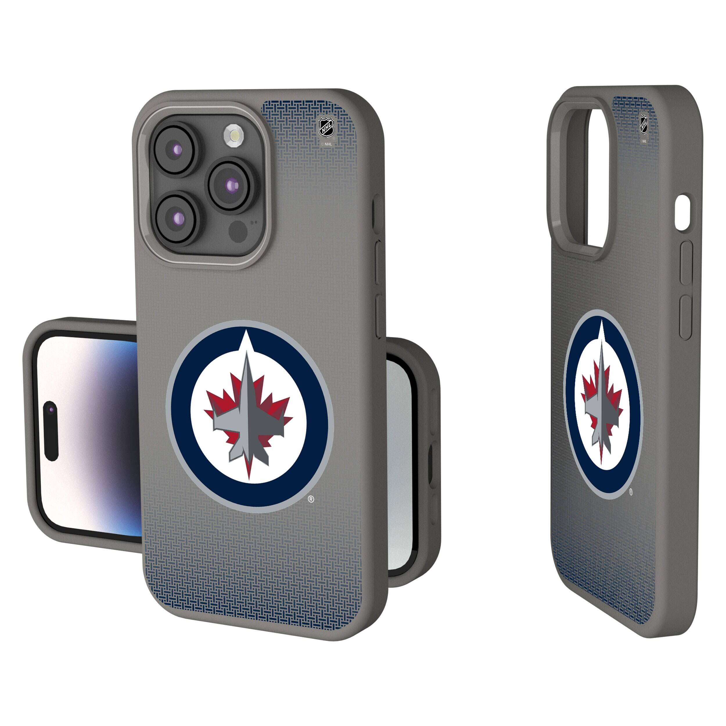 Keyscaper - NHL - Winnipeg Jets Linen Logo iPhone Soft Touch Case - 14 Plus - Gray price history on PriceWatchPro