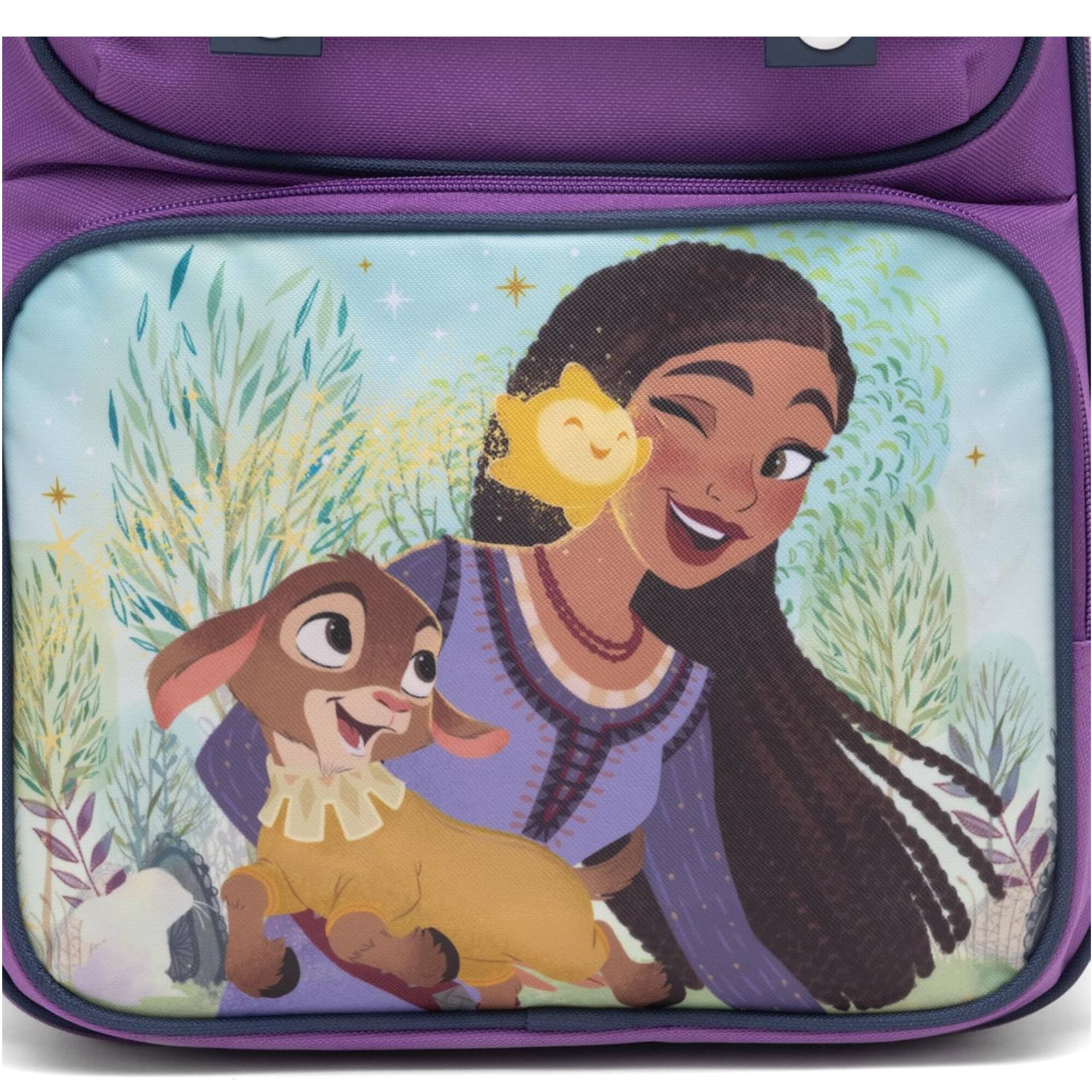 Alt View 3. UPD - Disney Wish 15.5" Polyester Purple Large Backpack with 2 Front Pockets - Multicolored.