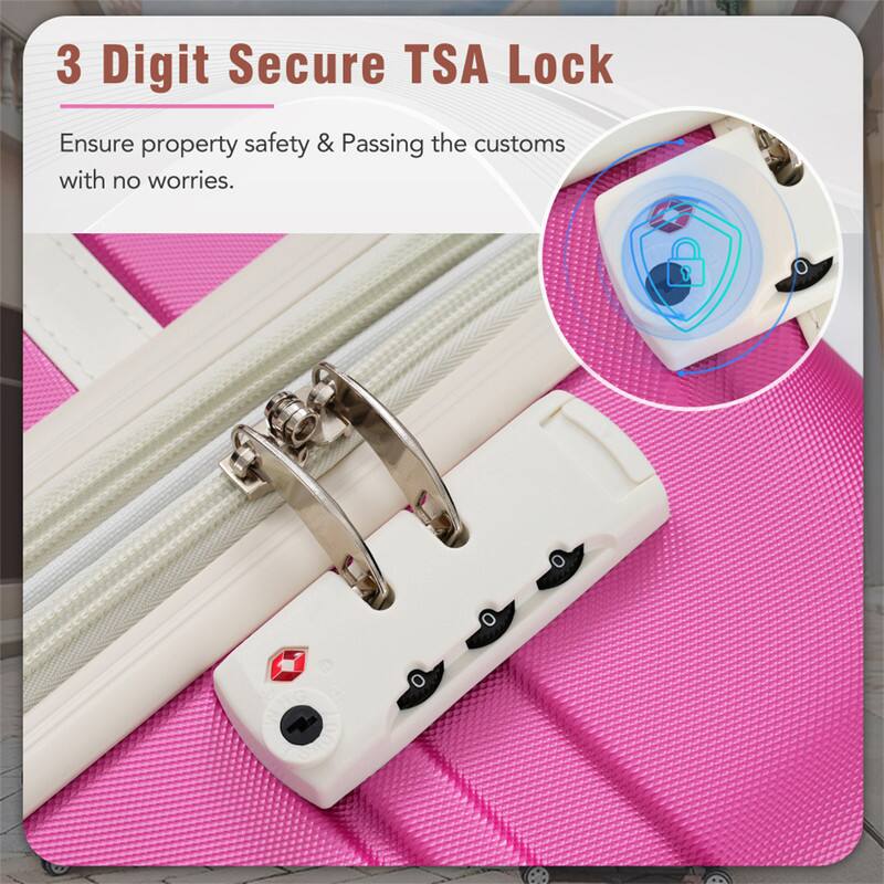 3 Digit Secure TSA Lock

Ensure property safety & Passing the customs with no worries.