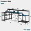Product Size: 29.9" x 7.3" x 5.9" OLB, 31.5" x 10.5" x 9.4" DOUR, 2.2" x 15.8" FOLBS, 42" x 71.5" x 19.9" OLBS, 19.3" x 19.7" x 35.8" SOLDS, 20.2" x 17.8" UNIT: INCH