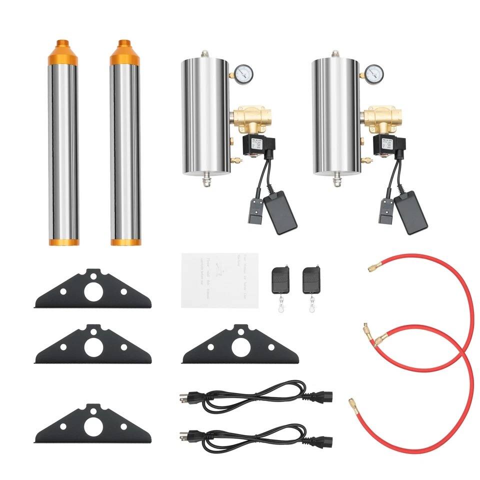 Alt View 2. Home Collection - 2PCS Wireless Confetti Launcher Cannon – Paper Shot Machine for Party, Wedding & Stage - Silver.