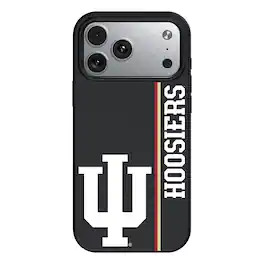 Keyscaper - NCAA - Indiana Hoosiers iPhone Magnetic Bump Case - 15 - Black