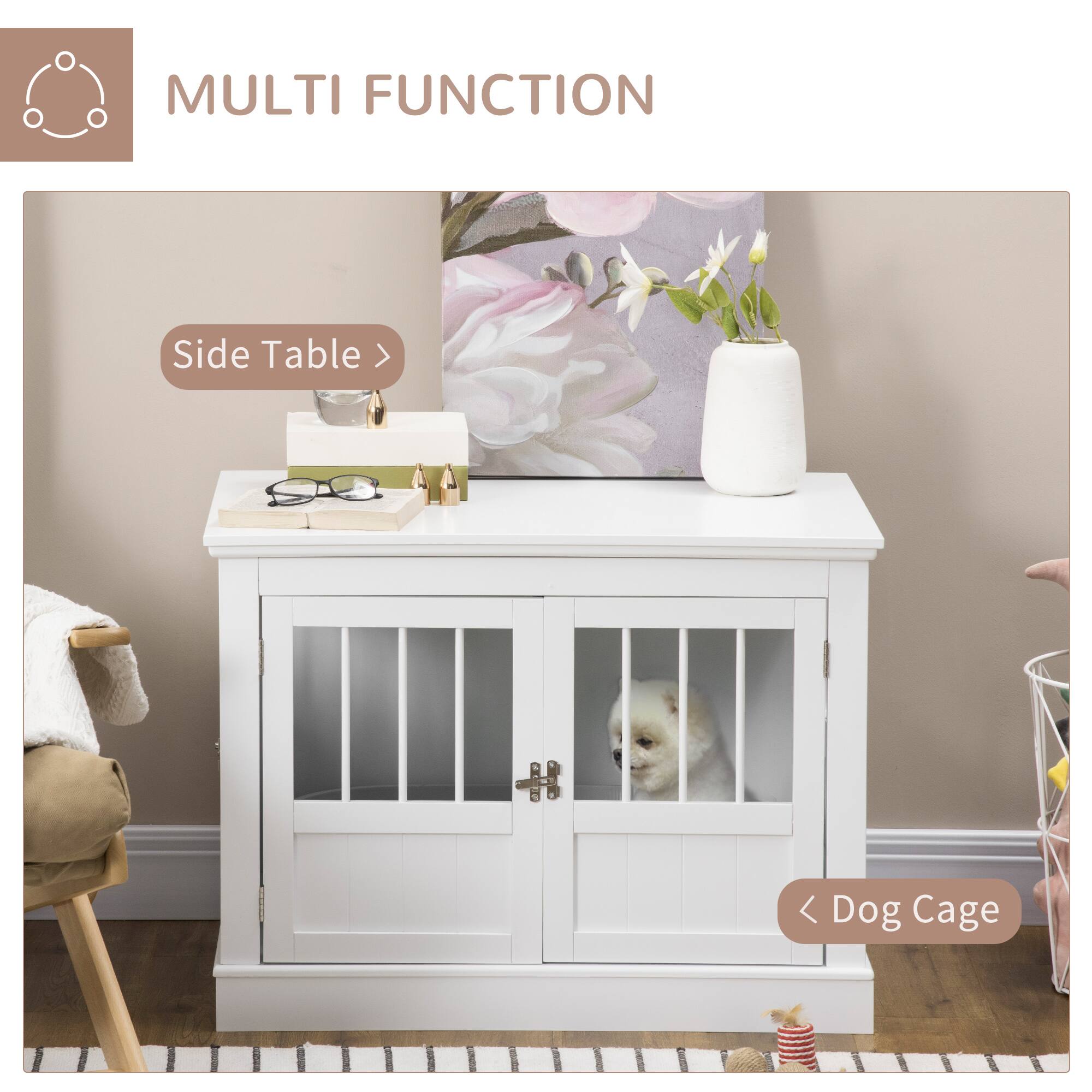 MULTI FUNCTION

Side Table >

Dog Cage