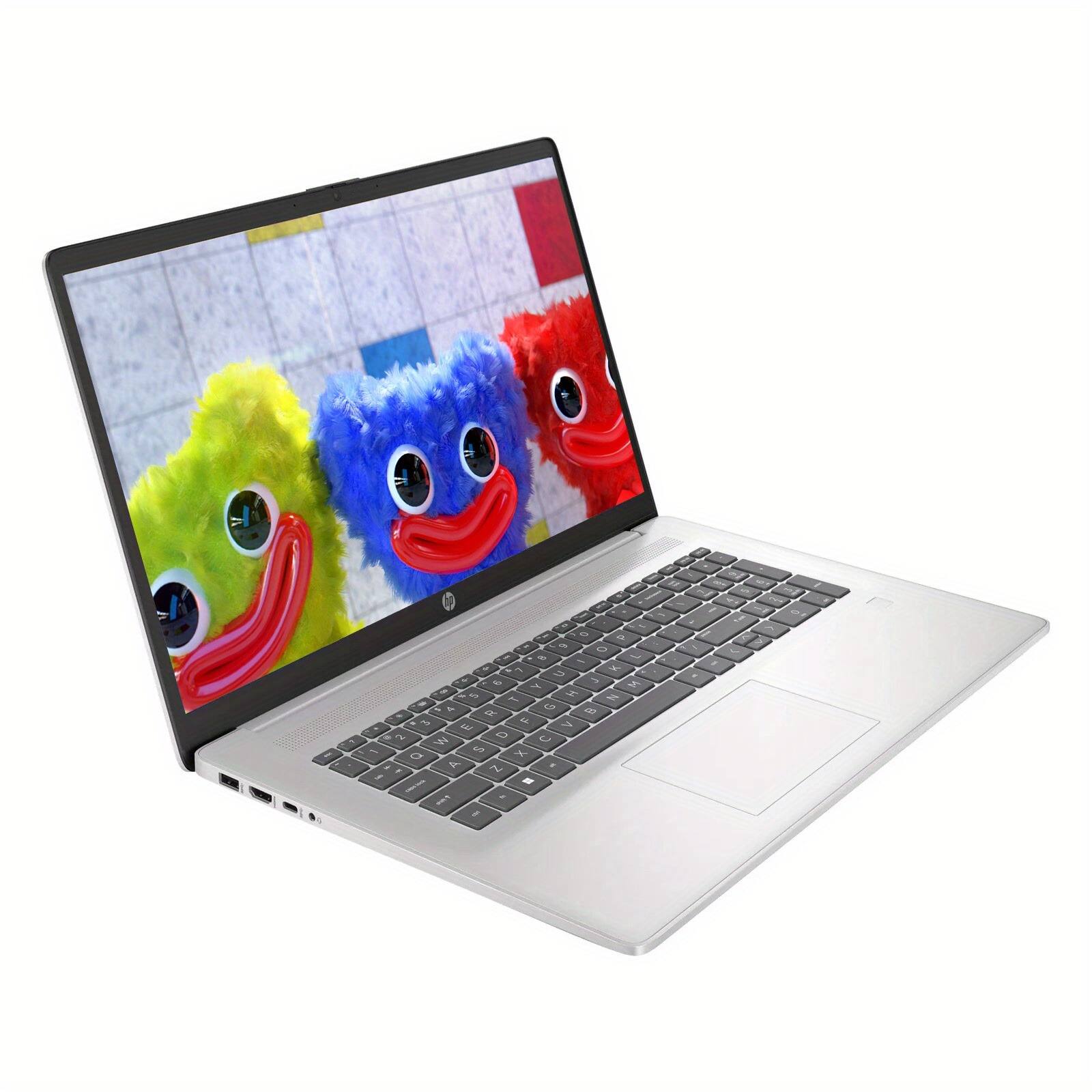 Alt View 3. HP - HP 17.3" HD+ Touchscreen Laptop - Intel Core i7-1355U - 16GB RAM - 1TB SSD - Backlit Keyboard - Windows 11 Pro - Silver.