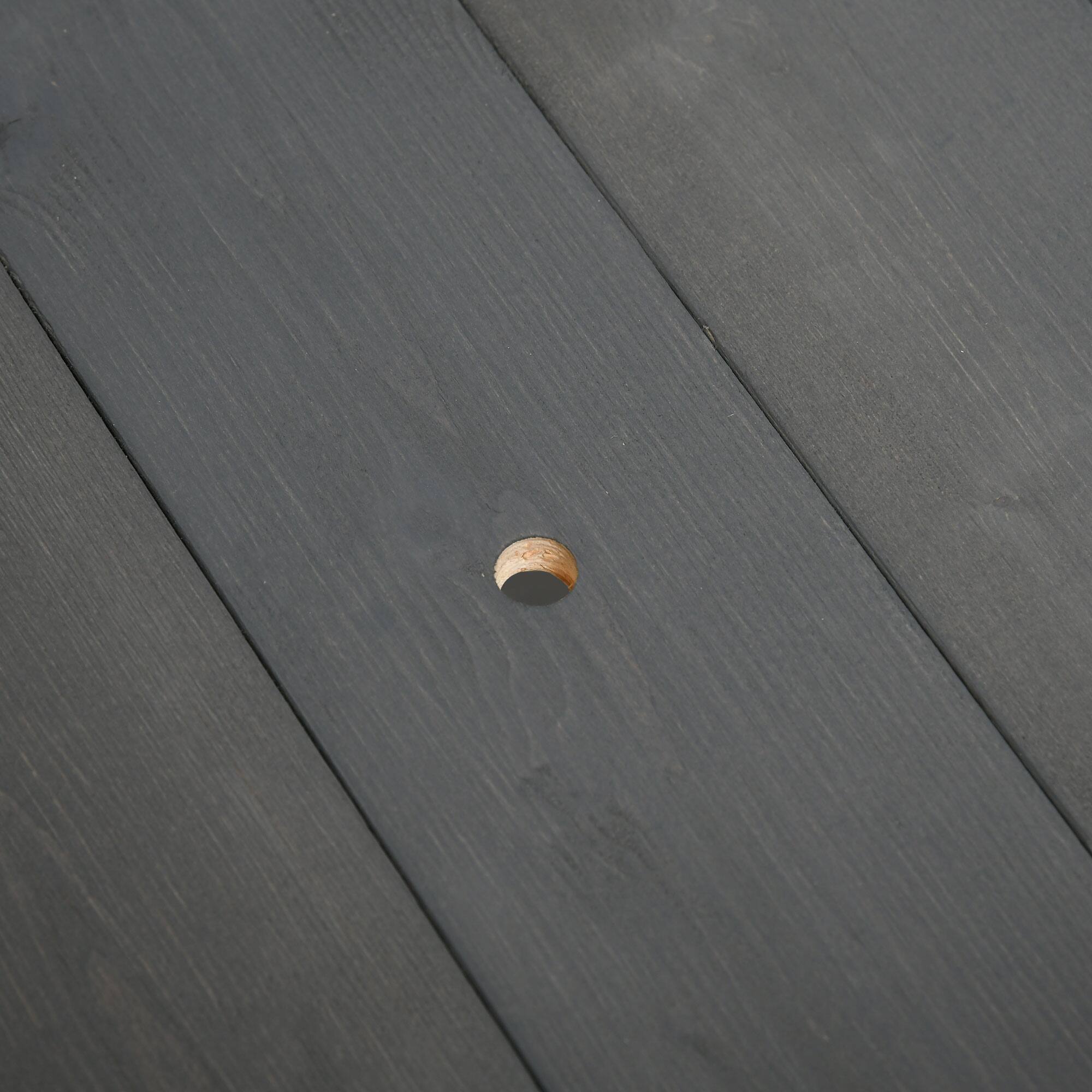 Alt View 8. Outsunny - Raised Garden Bed with Legs, 34" x 18" x 30", Elevated Wooden Planter Box, Self-Draining with Bed Liner for Vegetables - Dark Gray.