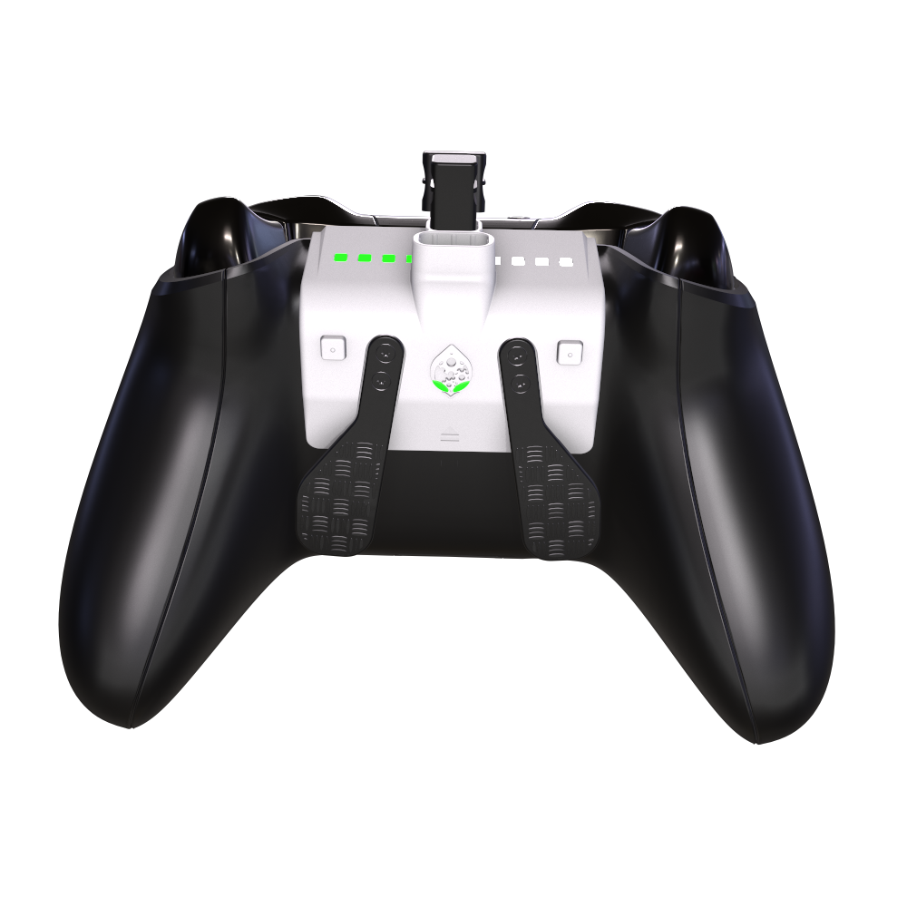 Alt View 11. Collective Minds - Strike Pack Dominator 2 Back Paddle adapter for standard Series X | S and Xbox One Controllers - White.