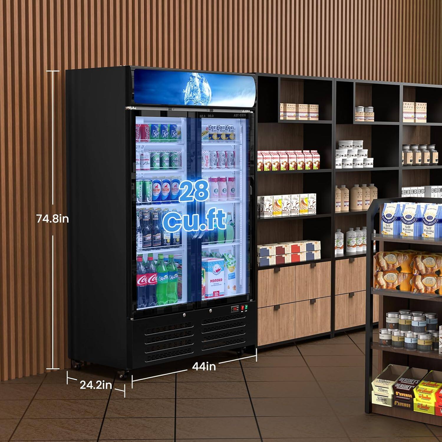 a. DEA sa ap S S Confontion E don F S 0 74.8in : 28 K Cu.ft 2 MEENEENEE ANET EE EEL E  
b. V Agtving ging Ca C OO 24.2in 44in TEENS S'AUERSS