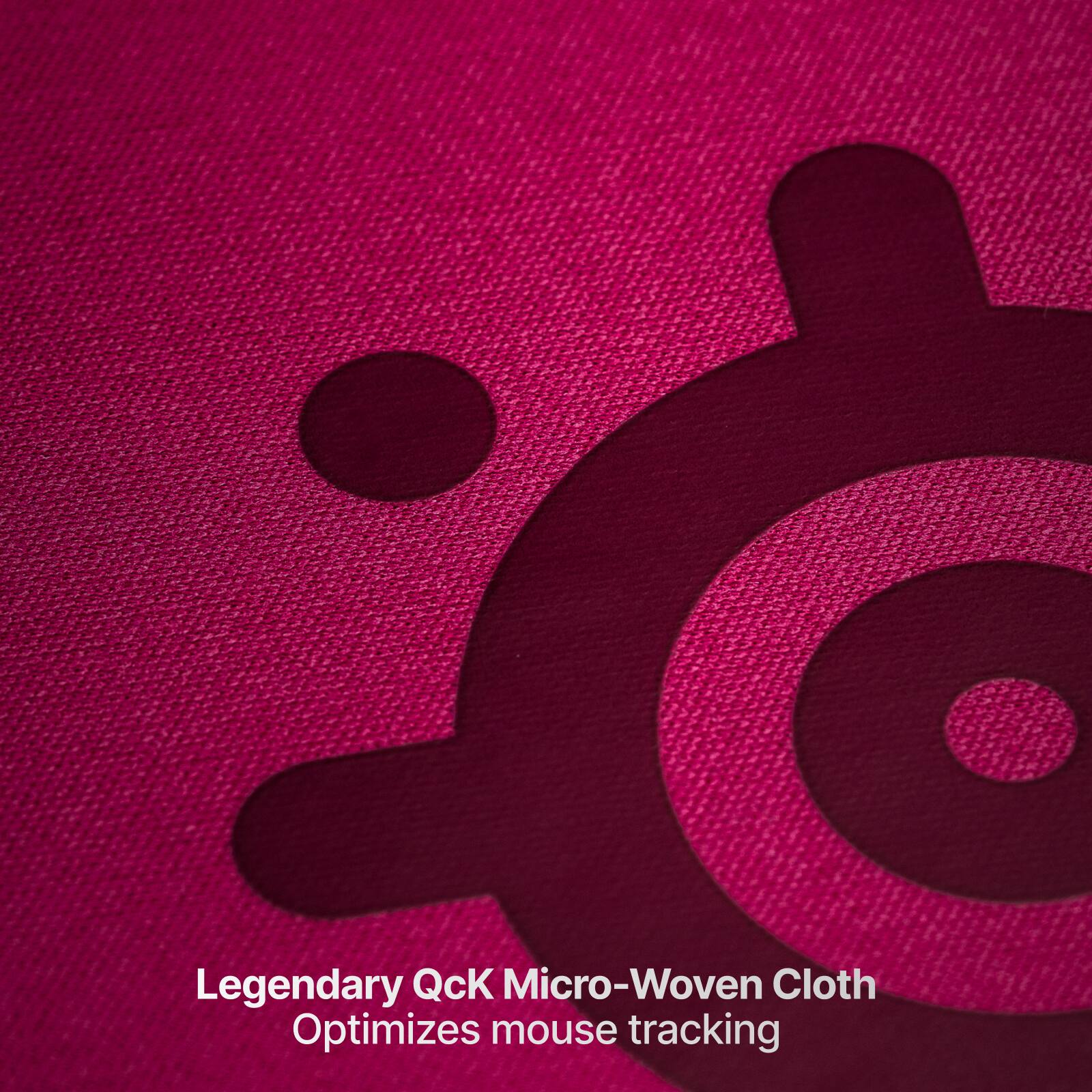 Legendary QcK Micro-Woven Cloth Optimizes mouse tracking