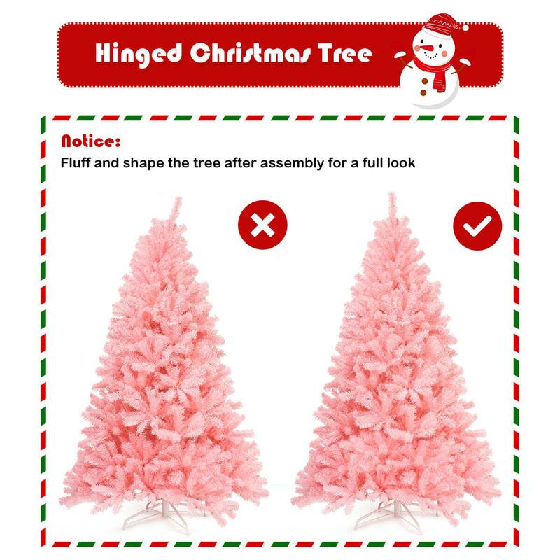 Hinged Christmas Tree

Notice: Fluff and shape the tree after assembly for a full look