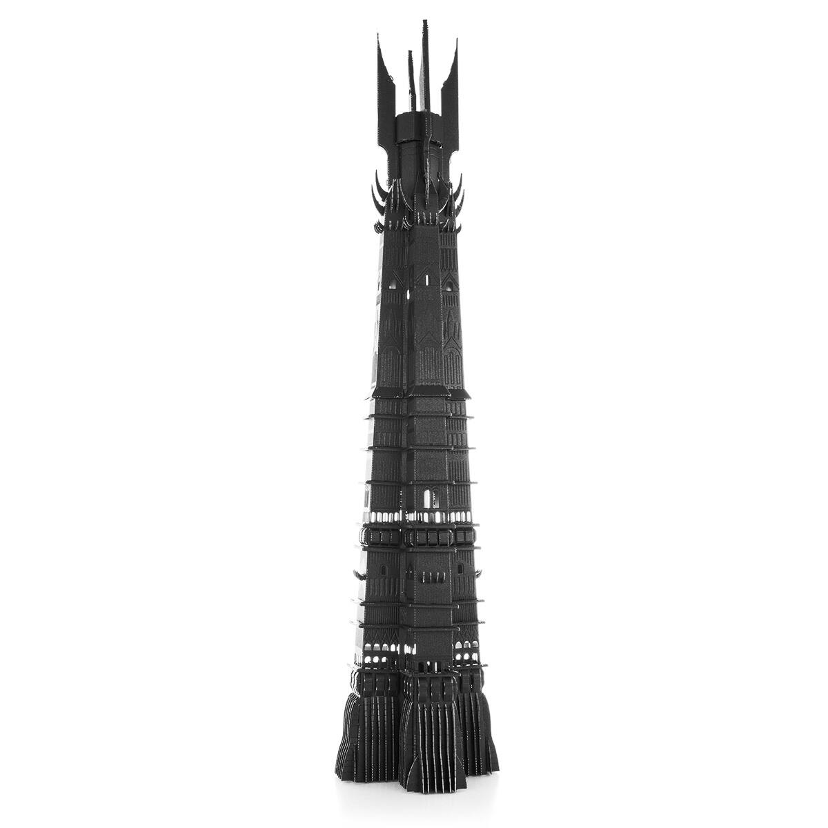 Alt View 3. Metal Earth - Metal Earth Premium Series Orthanc 3D Metal Model Kit Fascinations - Silver.