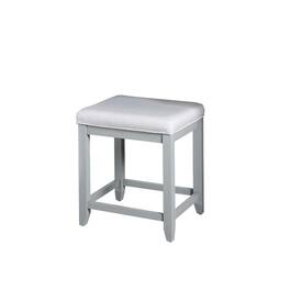 Crosley Furniture - Vista Makeup Vanity Stool - Gray