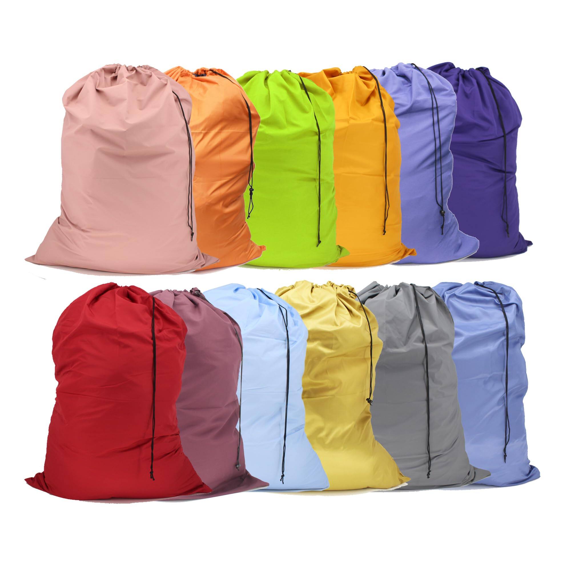 DORLUKFU - Extra Large Laundry Bag Travel Laundry Bags with Drawstring Closure Fit a Laundry Basket or Hamper for college dorm and - Mixcolor