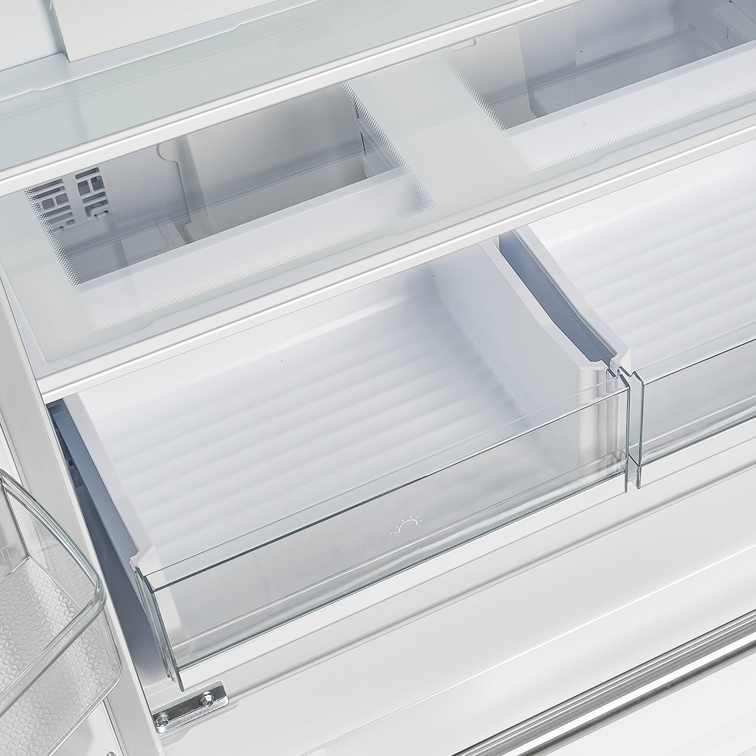 Alt View 11. Forno Appliances - Moena Espresso 19.2 Cu. Ft. Freestanding Refrigerator with French Doors and Automatic Ice Maker - White.