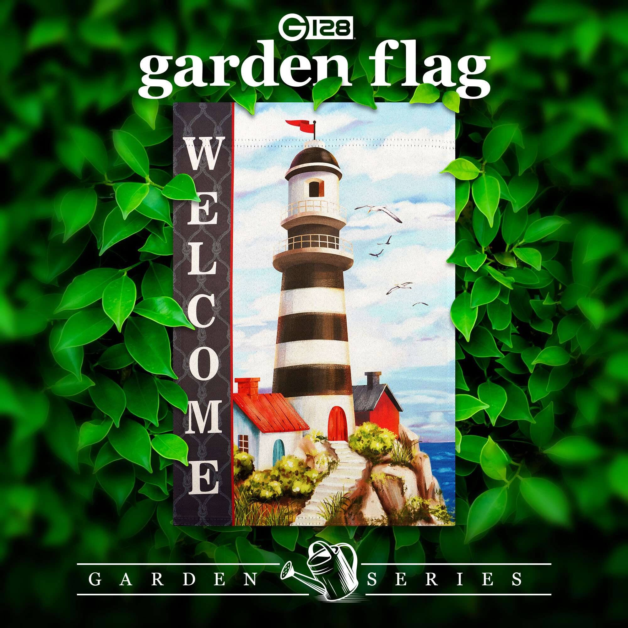 G 128 garden flag  
WELCOME  
GARDEN SERIES