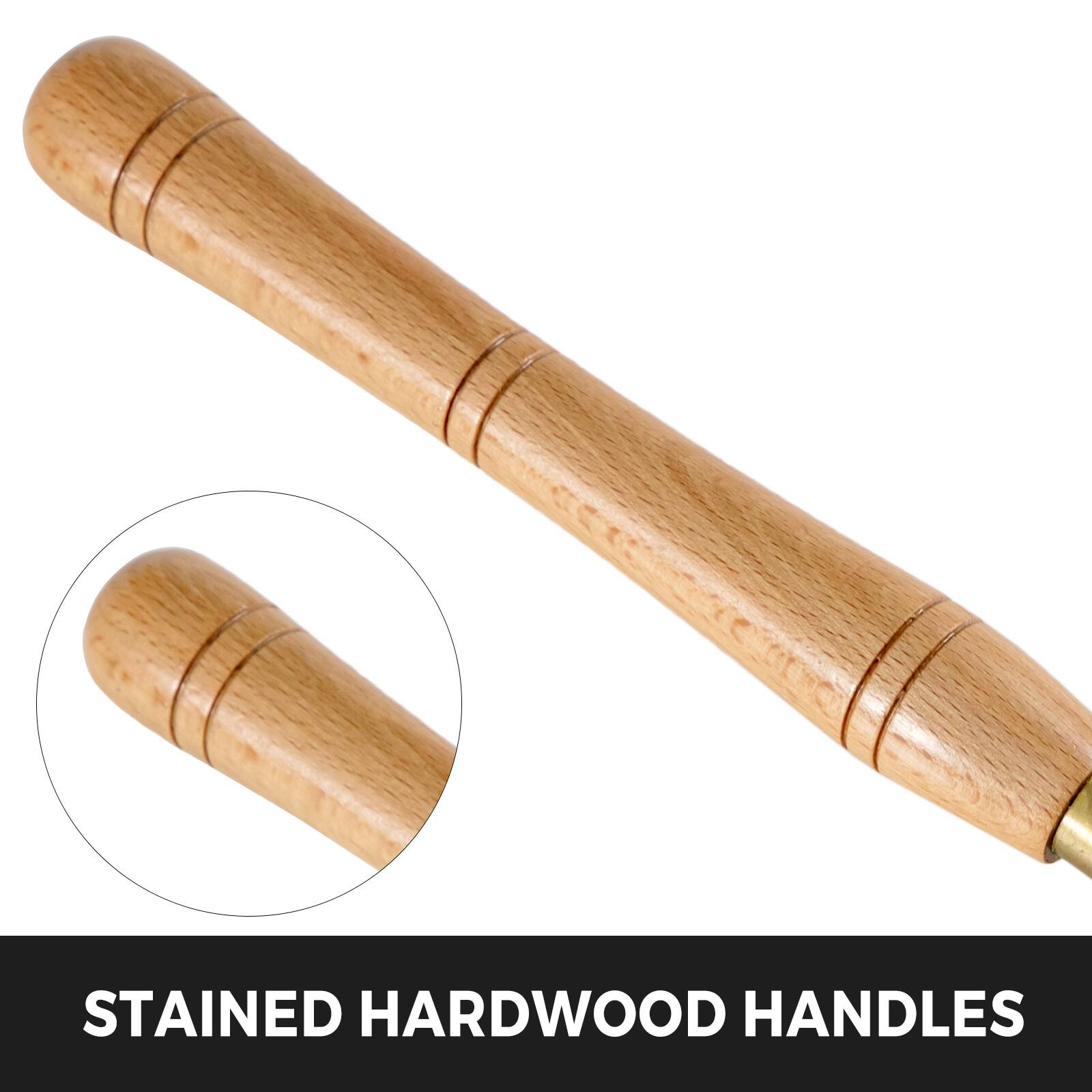 STAINED HARDWOOD HANDLES