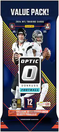 Value Pack! NFL 2024 NFL Trading Cards 28 Panini NFLPA Trevor Lawrence Ex Michael Penix R RTL C AT OPTIC O DONRUSS FOOTBALL OFFICIAL OCHO PANINI NFTs NFL P iT JL AUCTION L ae CARS - - BLOCKCHAIN TECHNOLOGY: 12 CARDS | +. - nothieraa -a Kjd Reporter nothing BIAO LOOK FOR EXCLUSIVE RATED ROOKIES GREEN VELOCITY PARALLELS! NO PURCHASE NECESSARY-See Back for Details