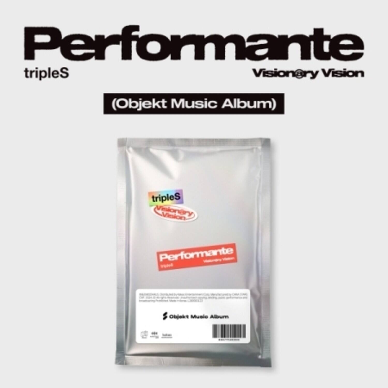Performante tripleS Visionary Vision (Objekt Music Album) tripleS Visionary Vision Performante vEnd $ Objekt Music Album