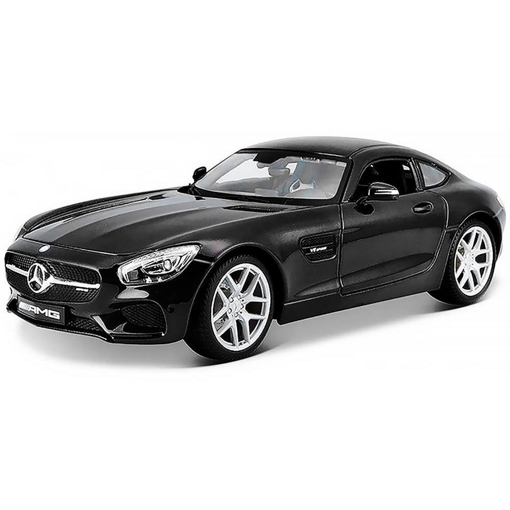 Angle. Maisto - Mercedes Benz AMG GT Black Metallic "Special Edition" 1/18 Diecast Model Car by Maisto - Black Metallic.