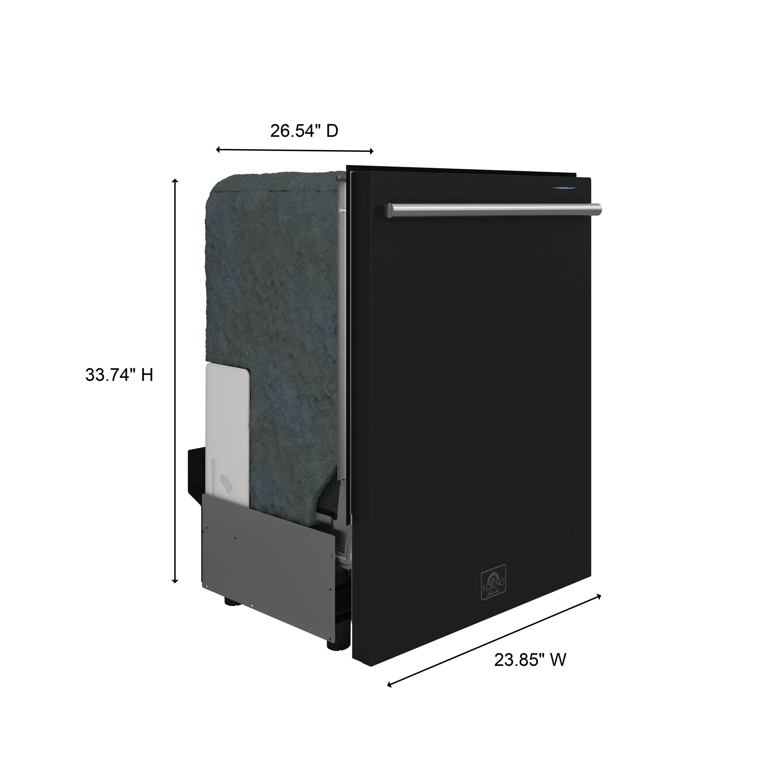 26.54" D  
33.74" H  
23.85" W