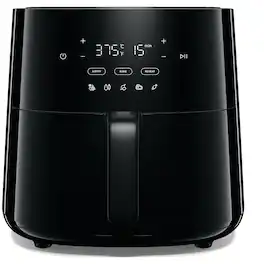 Frigidaire - 5.3 QT. Air Fryer with Touch Controls, 3-in-1 Air Fry, Bake, and Reheat, 400°F, Non-Stick - Black