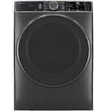 GE Profile - 7.8 Cu. Ft. Stackable Smart Electric Dryer with Steam and Sanitize Cycle - Carbon Graphite