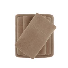 Gracie Mills - Lenora Microfleece Cozy Sheet Set - Brown