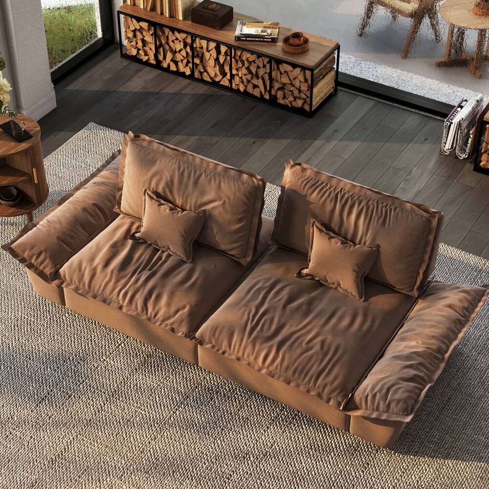 Brown Suede Fabric
