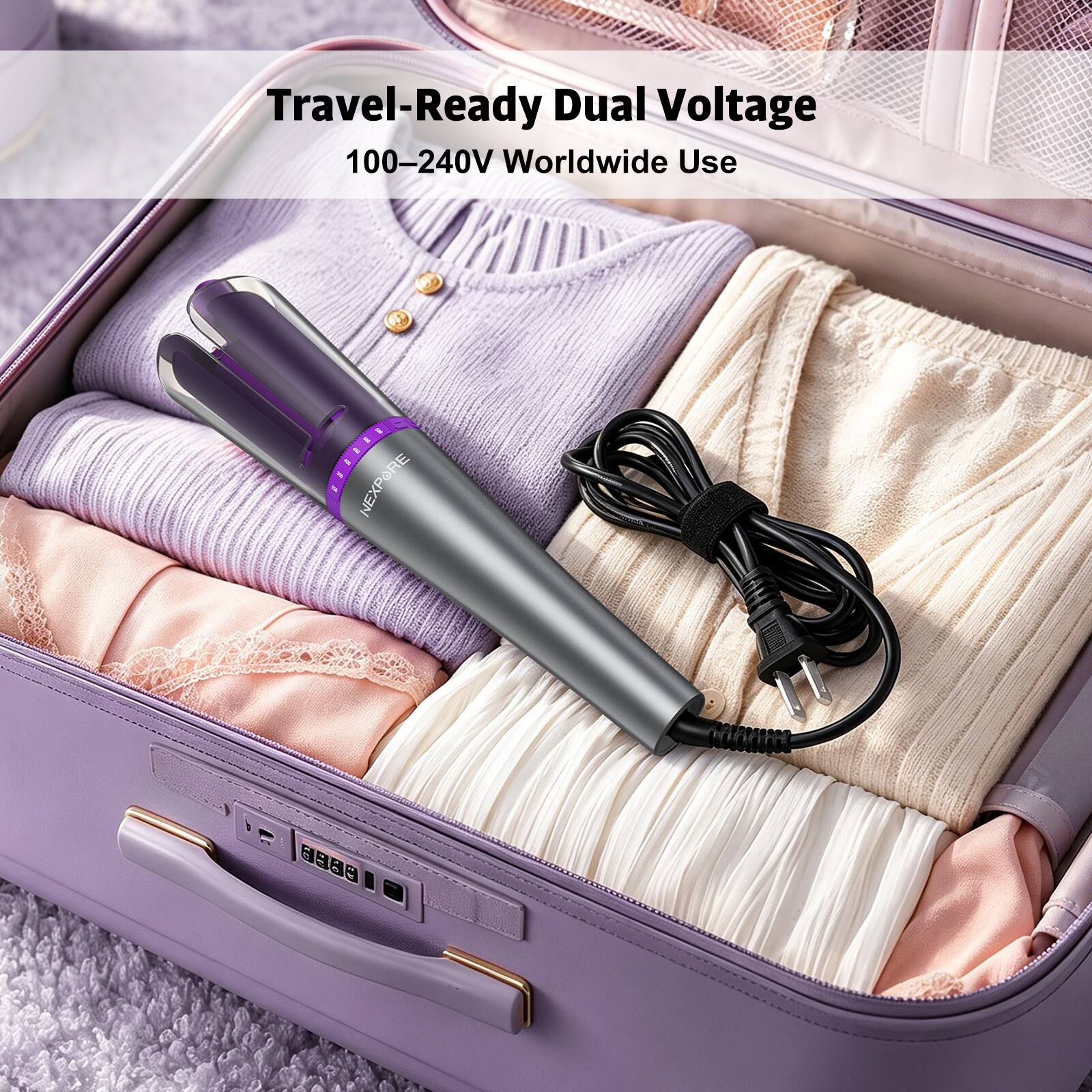 Travel-Ready Dual Voltage 100-240V Worldwide Use NEXPORE NEXP