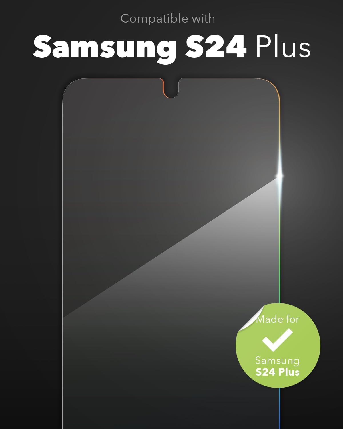 Compatible with Samsung S24 Plus  
Made for Samsung S24 Plus