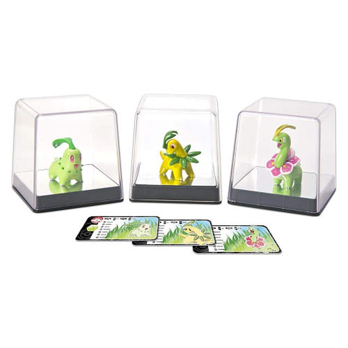 Pokémon - Pokemon Trainer's Choice 2" Mini Figure 3-Pack: Chikorita, Bayleef and Meganium