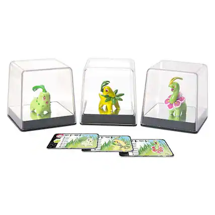 Front. Pokémon - Pokemon Trainer's Choice 2" Mini Figure 3-Pack: Chikorita, Bayleef and Meganium.