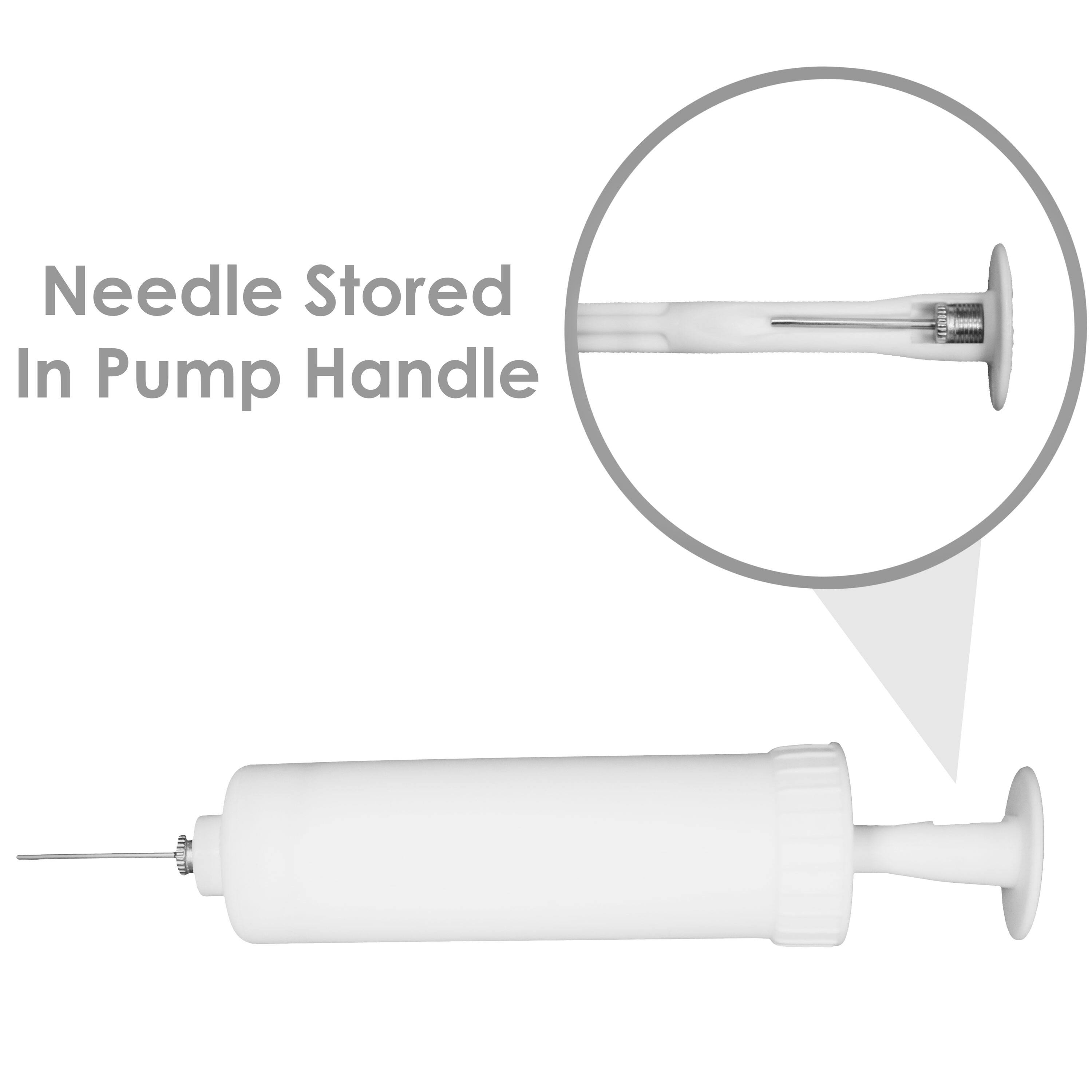 Needle Stored In Pump Handle