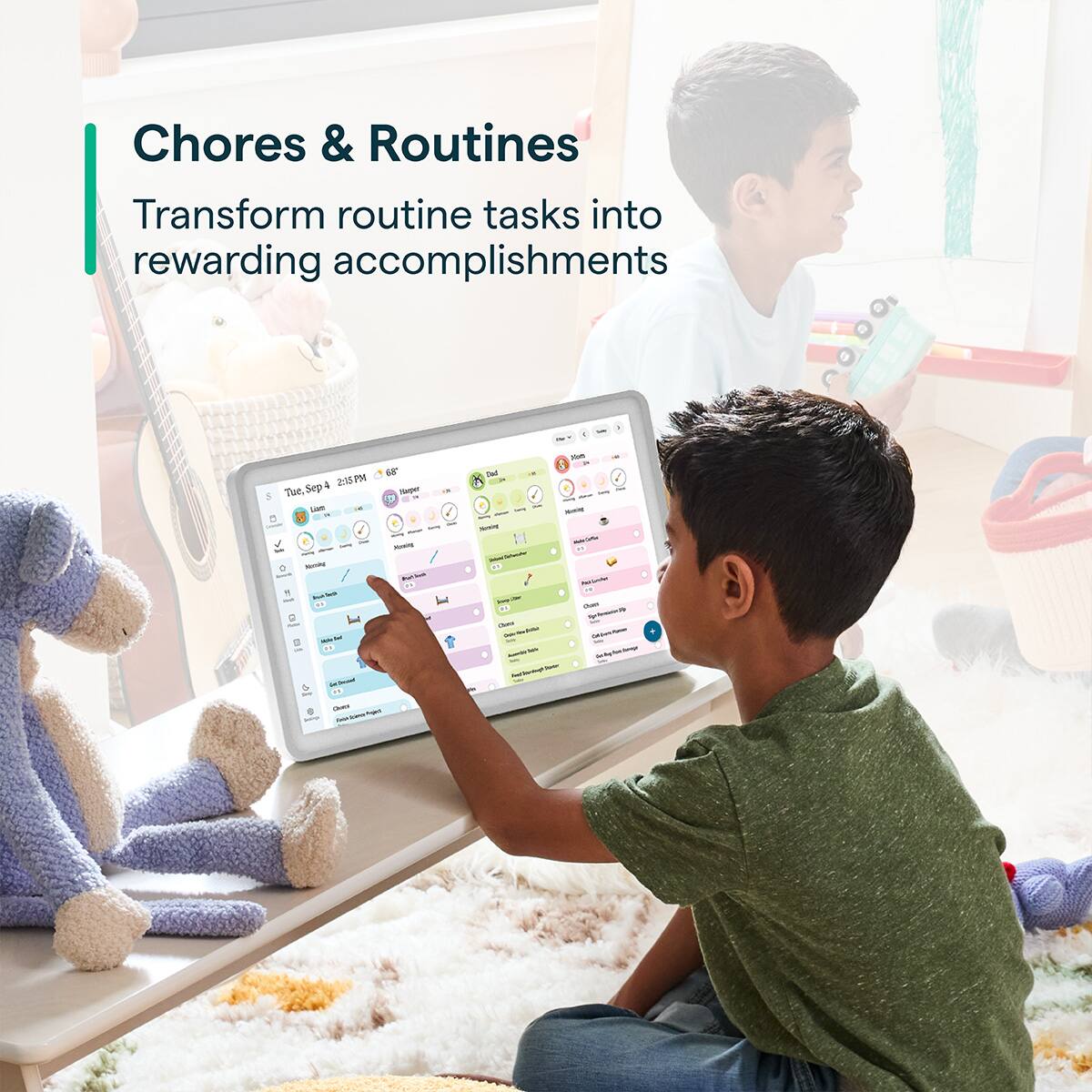Chores & Routines  
Transform routine tasks into rewarding accomplishments
