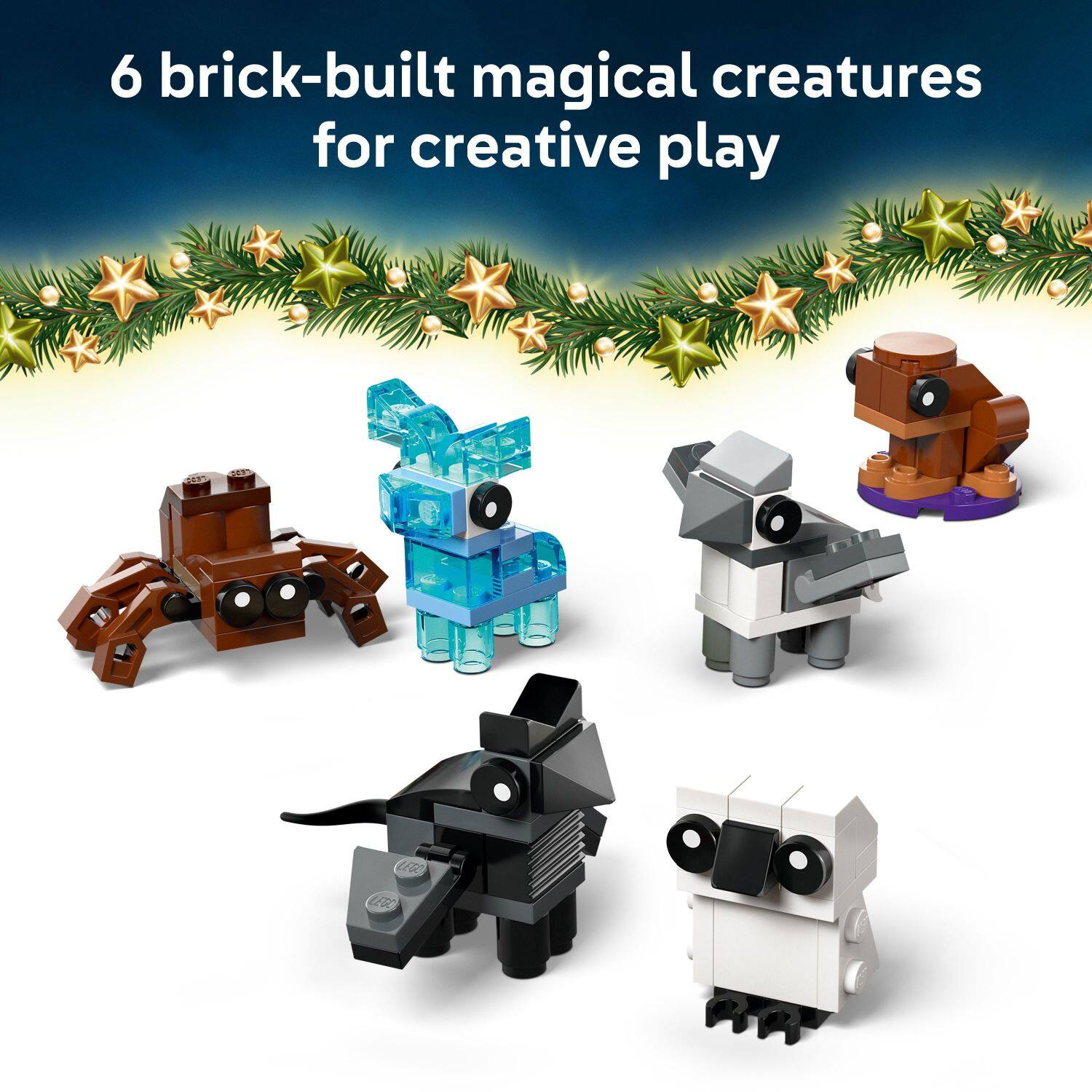 6 brick-built magical creatures for creative play