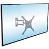 Front. Mount-It! - Full Motion TV Wall Mount for 24–55" Screens, Swivel, Tilt, VESA 400x400, 66lb Capacity - Black.