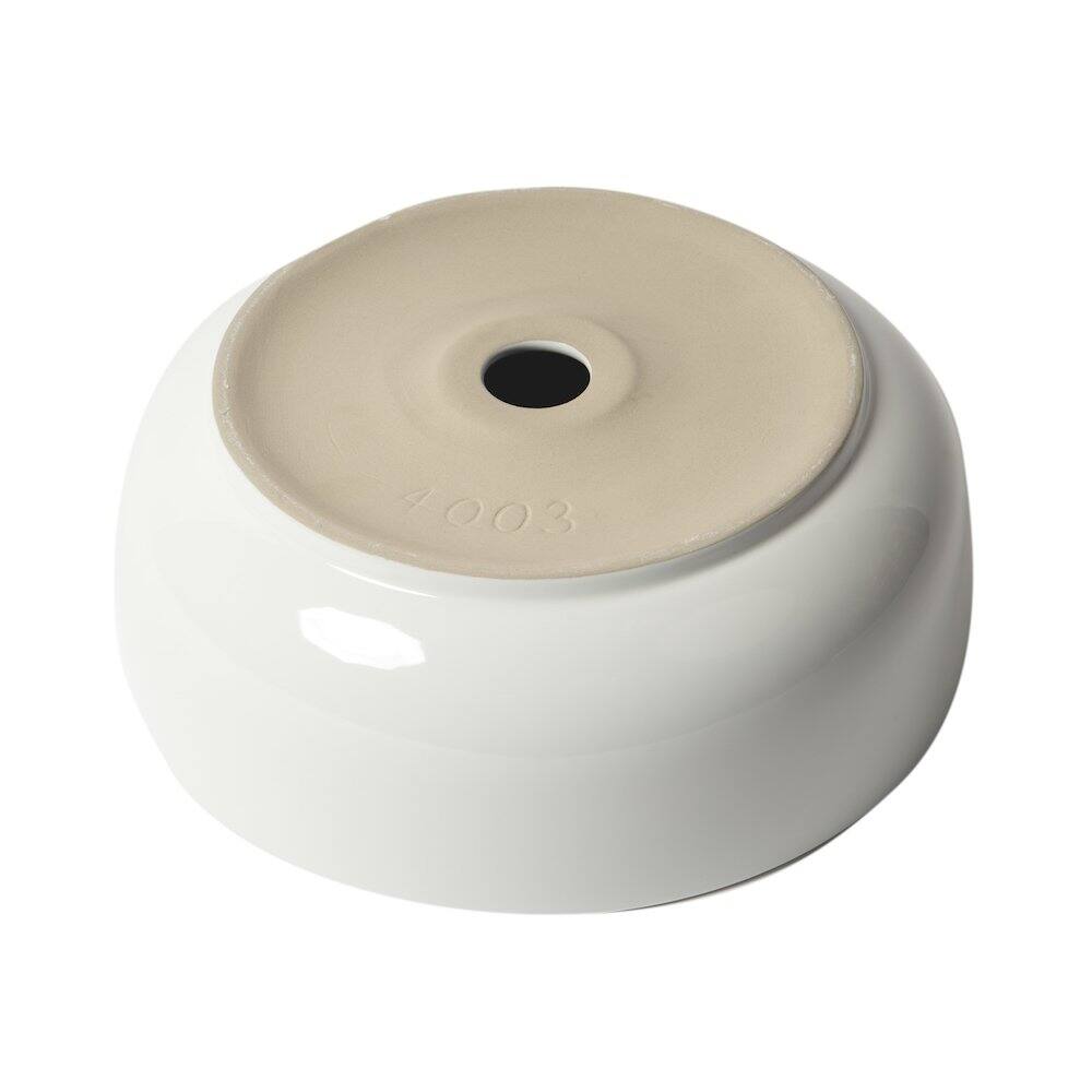 Alt View 1. Alfi - White 15" Round Above Mount Ceramic Sink - White.