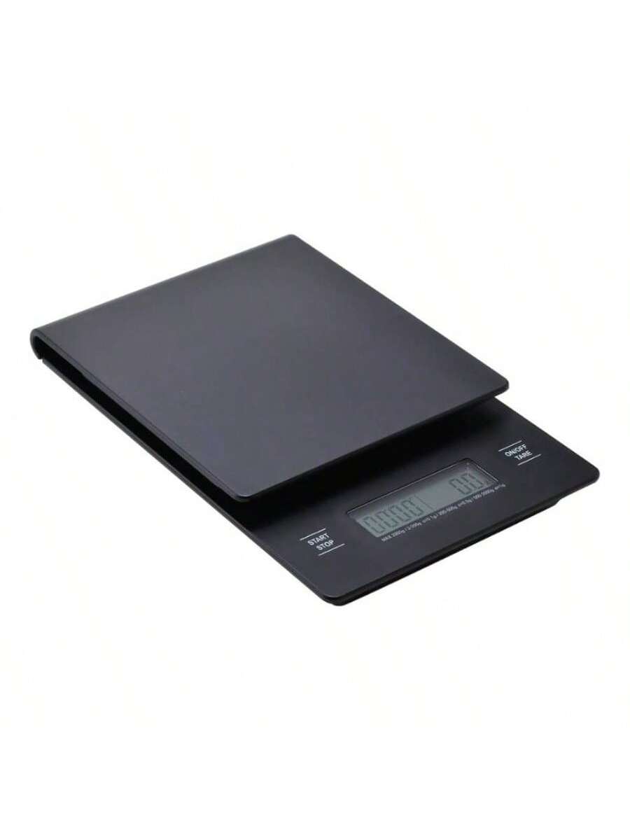 Pacoar Cade - Digital scale highly accurate for kitchen use, Modern Design, with Auto-On/Auto-Off, User-Friendly, Easy to Clean - Black (New Model)