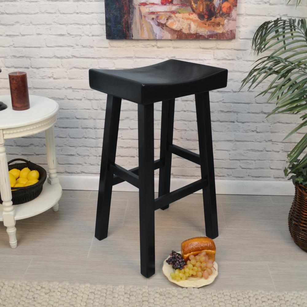 Alt View 3. Carolina Chair & Table - Colborn 30" Barstool - Antique Black - Antique Black.