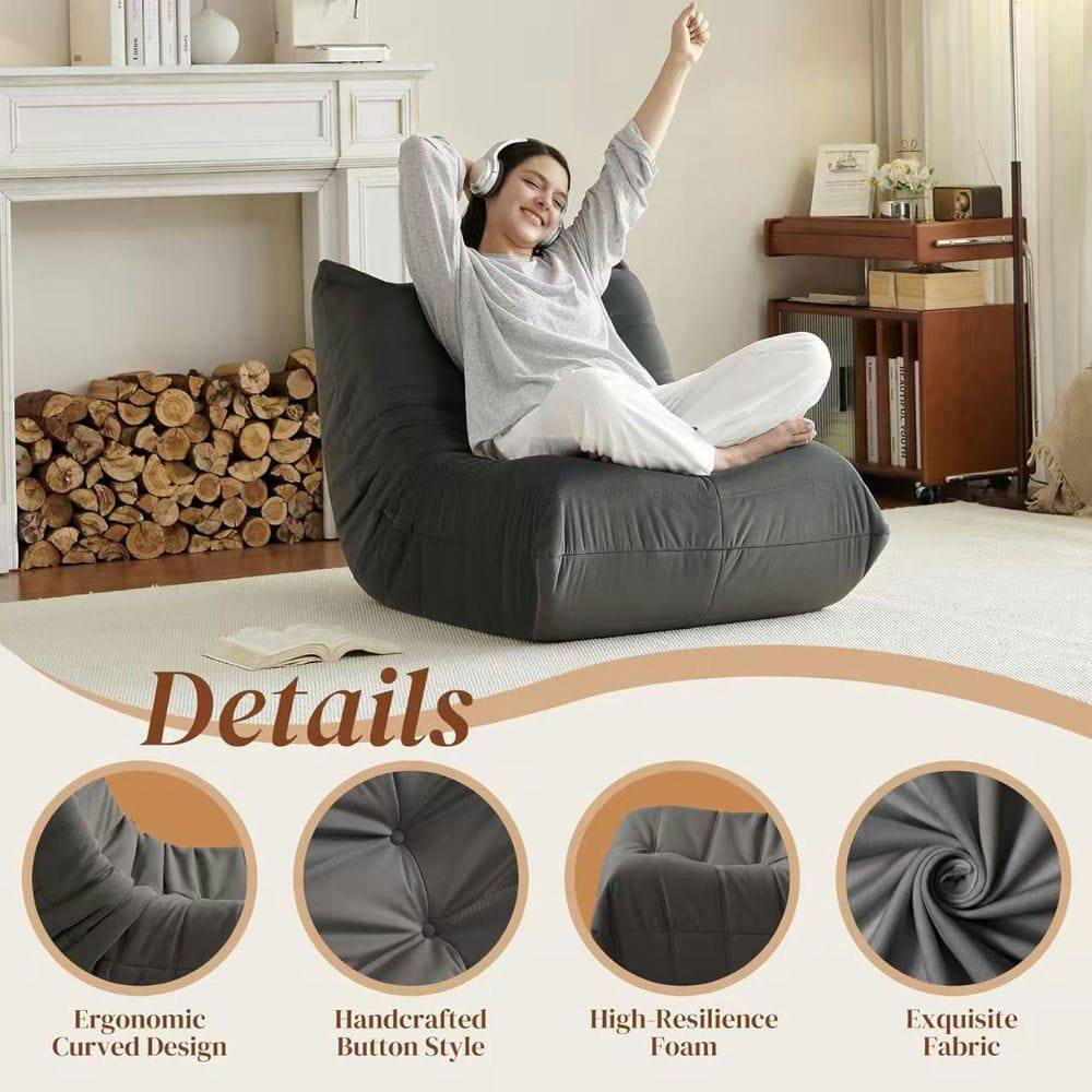 Details  
Ergonomic Curved Design  
Handcrafted Button Style  
High-Resilience Foam  
Exquisite Fabric