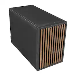 Lian Li B4 mATX Beech Wood Compact SFF Computer Case Pre installed 2 x ...