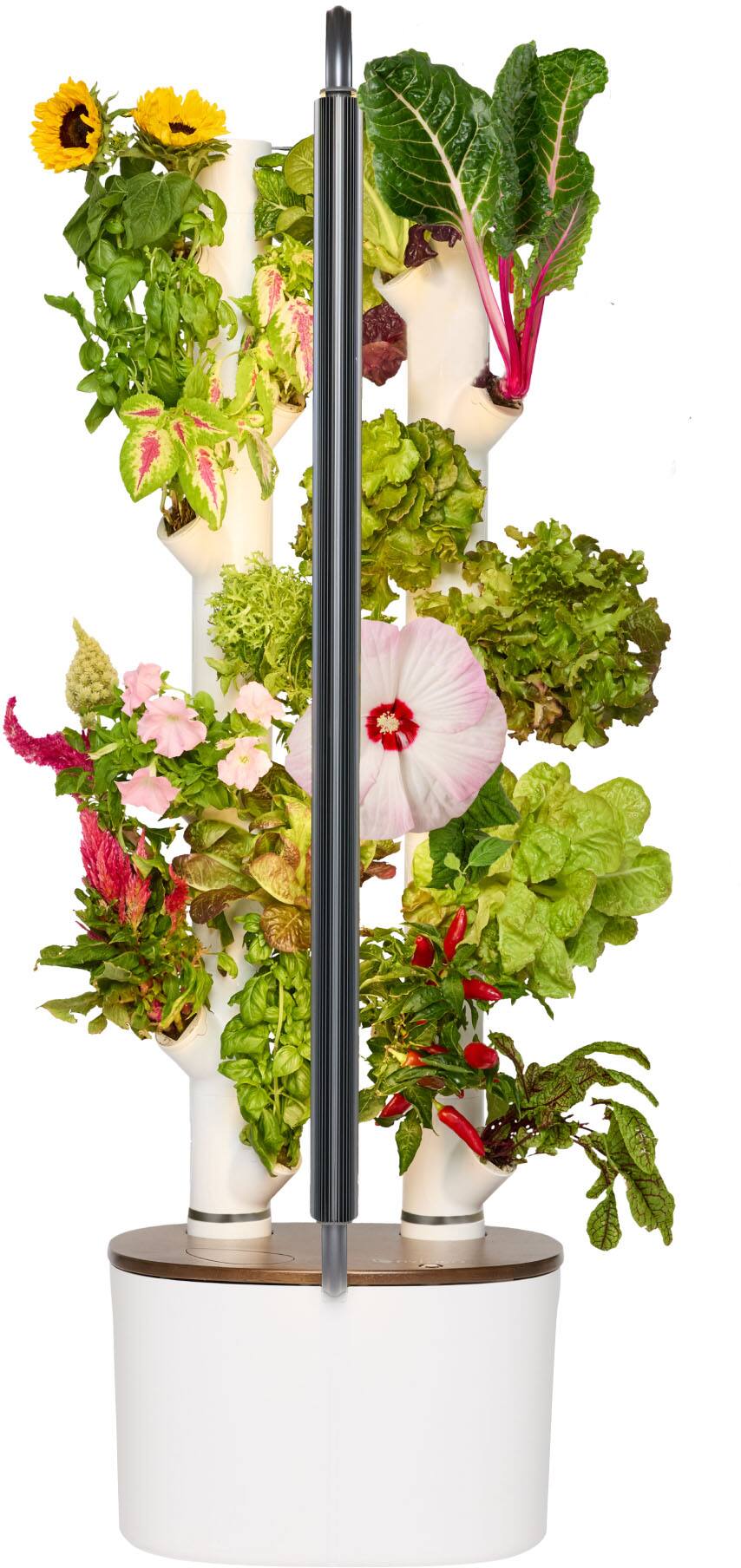 Front. Gardyn - Studio 2.0 Hydroponics Growing System Kit - White.