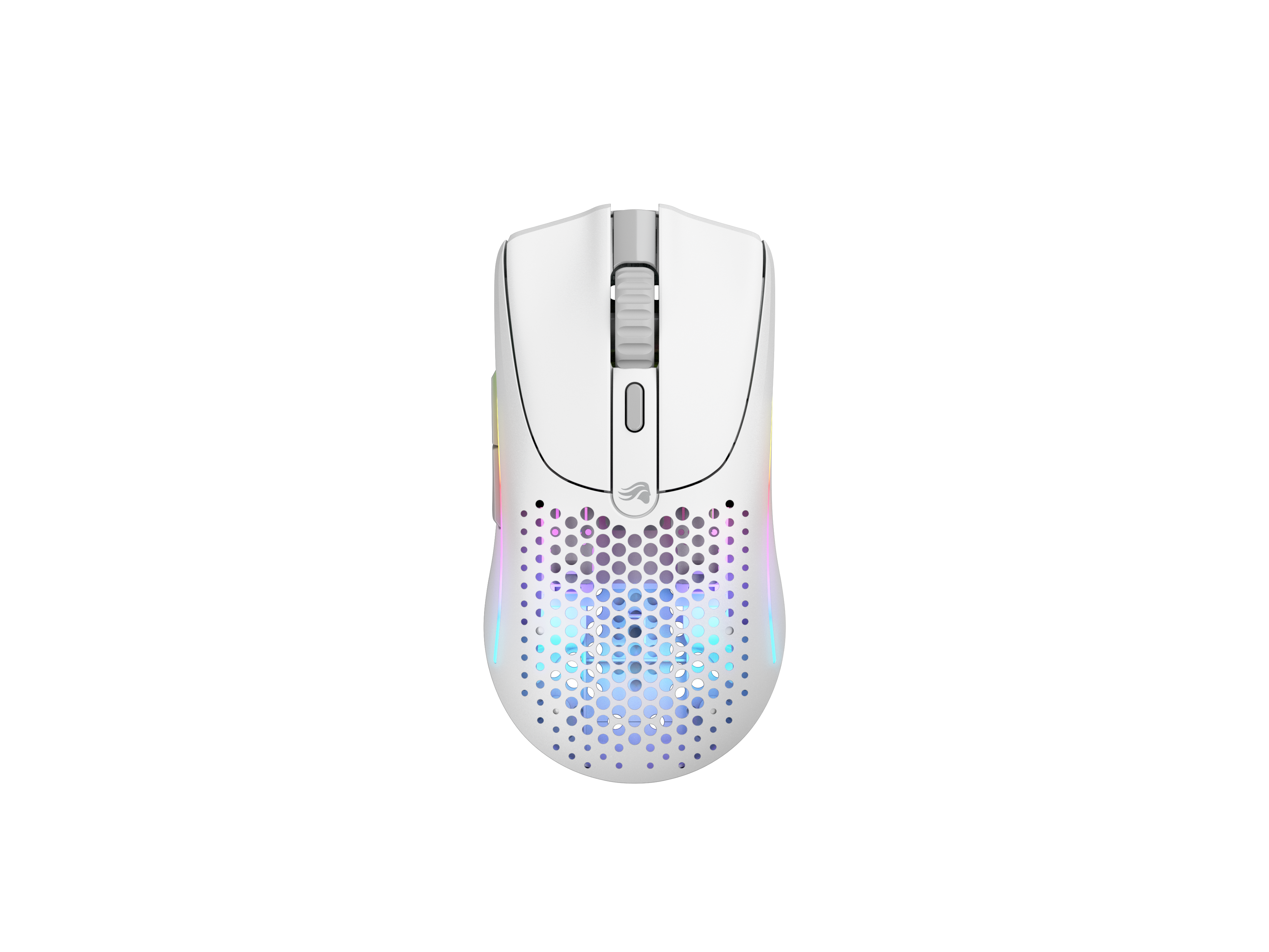 Glorious - O 2 Mini Wireless Optical Gaming Mouse - Wireless - Matte White - Front_Zoom